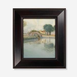 SCHMIDT Carl Anthon 1823-1889,Country Bridge,Rago Arts and Auction Center US 2020-01-18