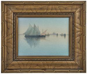 SCHMIDT Carl 1861,Ships of Venice,1916,Treadway US 2021-05-16