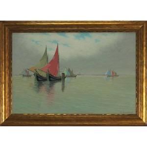 SCHMIDT Carl 1909-1993,Venetian Sailboats,Treadway US 2007-09-09