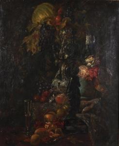 SCHMIDT Conrad 1800-1900,Still Life of Fruit and Flowers,John Nicholson GB 2017-05-31