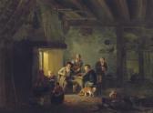 SCHMIDT George Adam 1791-1844,Peasants in an interior,Christie's GB 2008-02-26