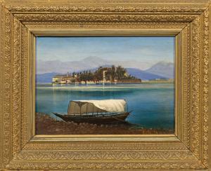 SCHMIDT Hermann 1819-1903,Ansicht vom Lago Maggiore mit Blick auf die Isola ,1888,Schloss 2017-09-02