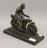 SCHMIDT HOFER Otto 1873-1925,a motorcyclist,Rowley Fine Art Auctioneers GB 2022-07-30