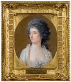 SCHMIDT Johann Heinrich 1749-1829,Damenporträt – Dame de la cour de Mar,1780,im Kinsky Auktionshaus 2013-06-18