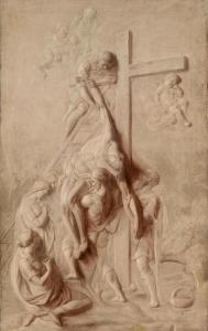 SCHMIDT Julius Walther 1869,The Deposition from the Cross,Palais Dorotheum AT 2012-06-11