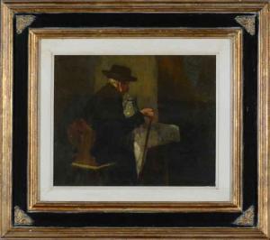SCHMIDT Robert 1863-1927,Ritratto di anziano seduto al tavolo,Dams Casa d'Aste IT 2018-05-22