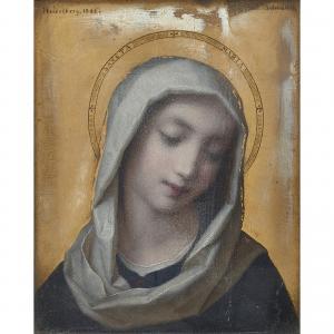 SCHMITT Georg Philipp 1808-1873,Sancta Maria,1862,Clars Auction Gallery US 2021-11-19