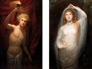 SCHMITT Guido 1834-1922,Orpheus - Eurydice,1905,Palais Dorotheum AT 2021-12-17