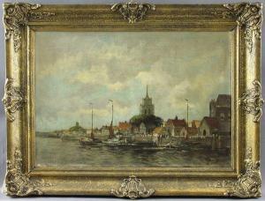 SCHMITT L 1900-1900,Niederländische Hafenansicht,Eva Aldag DE 2013-05-25