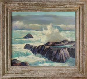 SCHMITT Paul Anton 1893-1983,Crashing Surf,Clars Auction Gallery US 2018-08-11