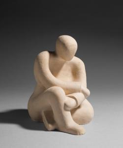 SCHMITZ Hans 1896-1977,Untitled (Seated male figure),1925,Villa Grisebach DE 2021-09-12