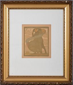 SCHMOLL VON EISENWERTH Karl 1879-1948,Im Winde,1902,DAWO Auktionen DE 2021-12-11