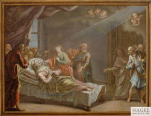 SCHMON Johann Baptist 1700-1700,Der Tod der Maria,Nagel DE 2013-10-08