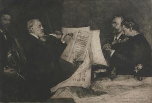 SCHMUTZER Ferdinand 1870-1928,Das Joachim-Quartett,1904,Leonard Joel AU 2023-04-05
