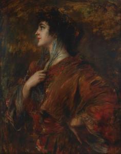 SCHMUTZLER Leopold 1864-1940,Portrait of a Lady,John Moran Auctioneers US 2024-04-10