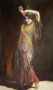 SCHMUTZLER Leopold 1864-1940,The flamenco dancer,Bonhams GB 2013-03-19