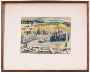 SCHNEIDER Arthur 1866-1942,Parkers Cove,1932,Brunk Auctions US 2022-09-15