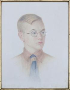 SCHNEIDER BLUMBERG Bernhard 1881-1956,Portrait eines Jünglings,1933,Geble DE 2021-04-24