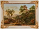SCHNEIDER Caspar 1753-1839,Landschaft mit Figuren,Dobritz DE 2021-07-10