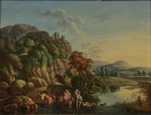 SCHNEIDER Caspar 1753-1839,Rhine landscape,Neumeister DE 2022-03-31