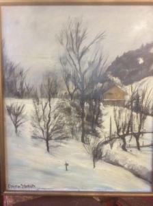 SCHNEIDER Christian 1917-1997,Paysage de neige_ Dauphiné,Art Richelieu FR 2016-05-23