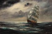 SCHNEIDER Frank 1881-1935,Ship in Battle,Weschler's US 2014-12-05