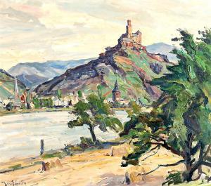 SCHNEIDER Josef 1897-1977,Landschafts- und Stilllebenmaler,1922,Engel DE 2021-06-26
