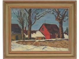 SCHNEIDER THEOPHILE 1872-1960,AFTER THE SNOWFALL,1930,William J. Jenack US 2018-07-29