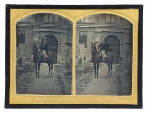 SCHNEIDER Wilhelm 1896,Man on horse,1860,Lempertz DE 2017-05-31
