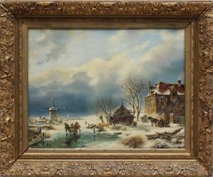 SCHNITZLER 1900-1900,Holländische Winterlandschaft,Reiner Dannenberg DE 2014-03-14