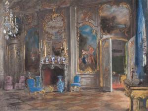 SCHOBEL Georg 1860-1930,Concert Room at Sanssouci,Auctionata DE 2014-04-10