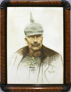 SCHODDE wilhelm 1883-1951,Darstellung Kaiser Wilhelms II,Reiner Dannenberg DE 2019-12-09