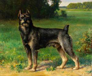 SCHOENFELDT G.,Giant Schnauzer in a Field,19th-20th Century,William Doyle US 2024-04-16