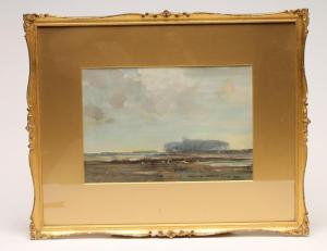 SCHOFIELD Kershaw 1872-1941,Extensive Estuary Landscape,Hartleys Auctioneers and Valuers 2018-09-05