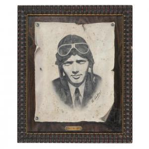 SCHOLLAERT A 1905-1987,Portrait of a pilot,Dreweatts GB 2019-02-27