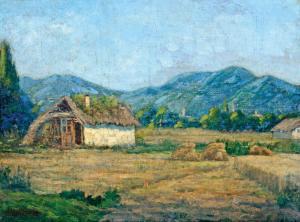 SCHOLLER Rezső 1882,Landscape of Nagybánya,Nagyhazi galeria HU 2016-12-13