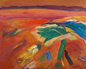 SCHOLNICK Olivia 1927-2015,Abstract Landscape,Strauss Co. ZA 2021-08-10
