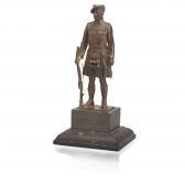 SCHOLTER Hendrik 1900,figure of a kilted soldier,1939,Bonhams GB 2022-10-20
