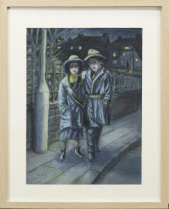 SCHOLZ Martin 1958,COUPLE IN MOONLIGHT,McTear's GB 2018-06-24