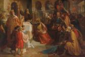 SCHONBRUNNER Karl 1832-1877,Scene from the First Crusades,1852,Palais Dorotheum AT 2015-06-30