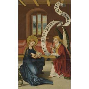 SCHONGAUER Ludwig 1440-1494,THE ANNUNCIATION TO THE VIRGIN,Sotheby's GB 2010-07-07