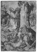 SCHONGAUER Martin 1430-1491,Christus am Ölberg,Galerie Bassenge DE 2016-11-24