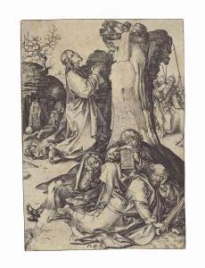 SCHONGAUER Martin,The Agony in the Garden, from: The Passion of Chri,1480,Christie's 2014-12-03
