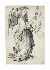 SCHONGAUER Martin 1430-1491,The Archangel Gabriel,Christie's GB 2017-01-25