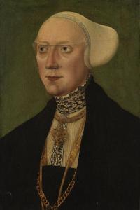 SCHOPFER Hans I,Porträt der Maria Jacobäa von Baden, Ehefrau von W,1540,Ketterer 2012-11-23