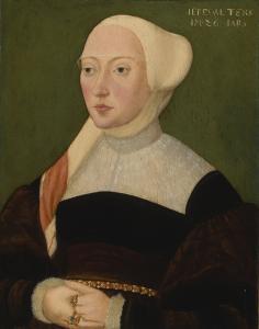 SCHOPFER Hans I 1520-1567,PORTRAIT OF A WOMAN, BUST-LENGTH,Sotheby's GB 2017-01-27