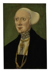 SCHOPFER Hans I 1520-1567,Portrait of Maria Jacobäa von Baden,Christie's GB 2012-01-26