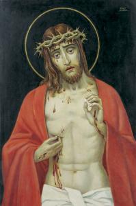 schoppl erwin 1900,The Crucified Christ Displaying His Wound,1945,Jackson's US 2009-03-09