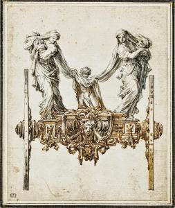 SCHOR FILIPPO 1646-1715,Etude pour un carosse,Sotheby's GB 2022-10-13