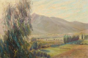 SCHOUBOE Poul 1874-1941,Scenery from Aconcagua Valley, Argentina,Bruun Rasmussen DK 2018-08-06